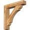 Ekena Millwork Olympic Block Rough Sawn Bracket w/ Offset Brace, Western Red Cedar, 8"W x 42"D x 42"H BKT0806X42X42OLY05RWR - alternate 1